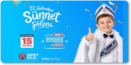 22. Geleneksel Sünnet Şöleni Başvuruları Başlıyor 